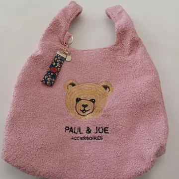 PAUL & JOE 곰 자수 토트백