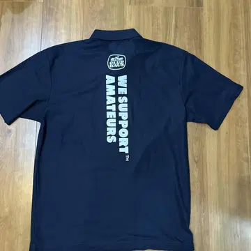 CLUB HAUS와 hiit의 콜라보 피케 셔츠 네이비 XL