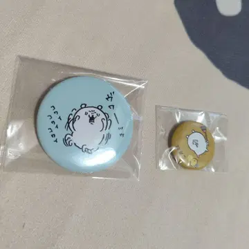 농담곰 나가노 캐릭터즈 캔뱃지 무서워 꽃가루