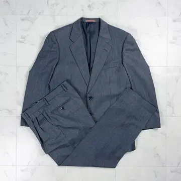 파라조 헤링본 셋업 수트 울 총 안감 그레이 A5*GD367