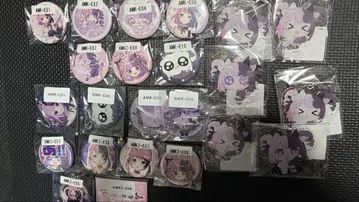 천귀 웹폰 DMM 스크래치 캔뱃지 키링 세트