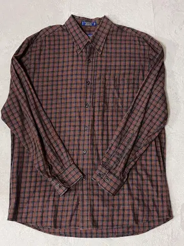 PENDLETON 체크 긴팔 셔츠 버튼 다운 L