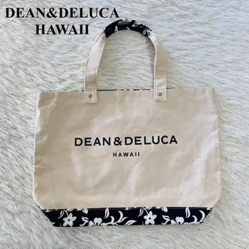 인기 DEAN&DELUCA 하와이 한정판 토트백 L 사이즈 아이보리