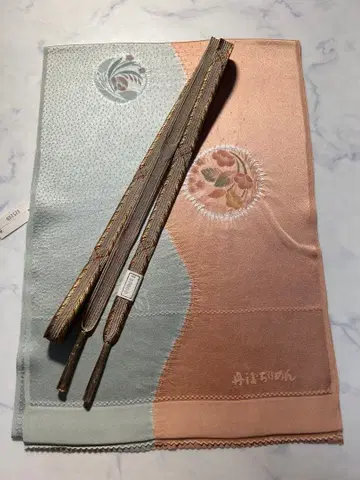 고급 평 허리띠 고급 오비 장식 천 세트 103