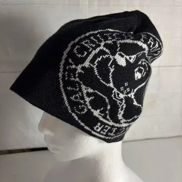 갈피 니트 CAP 모자 니트캡 와치캡 개 블랙