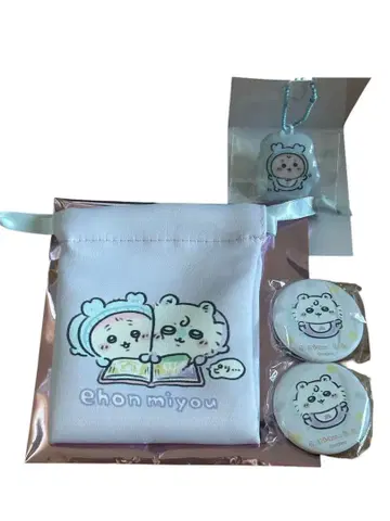 치이카와 baby 모몽가 헌책방 캔뱃지 복조리 키링