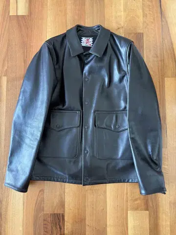 사노바치즈 레더 자켓 가죽 블루종 A-2 새상품급 M