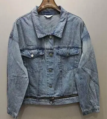 라이트 블루 데님 자켓