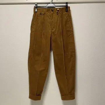 브라운 코듀로이 팬츠