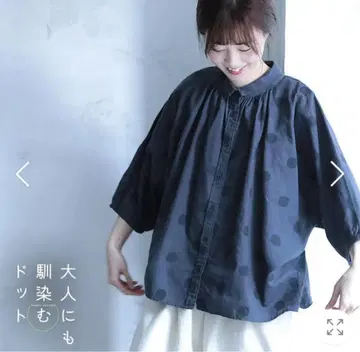 도트 블라우스