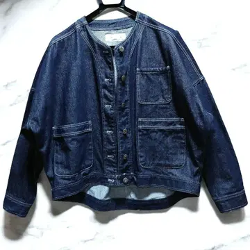 타코 라핀 데님 자켓 G 노카라 사이즈 F