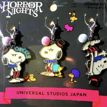 2025년 USJ 한정 할로윈 굿즈 스누피 참 세트
