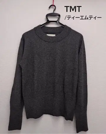 TMT / 티엠티 남성용 라운드넥 그레이 니트 스웨터 L