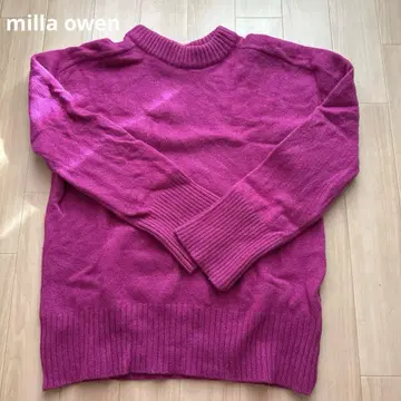 Mila Owen 핑크 울 블렌드 스웨터