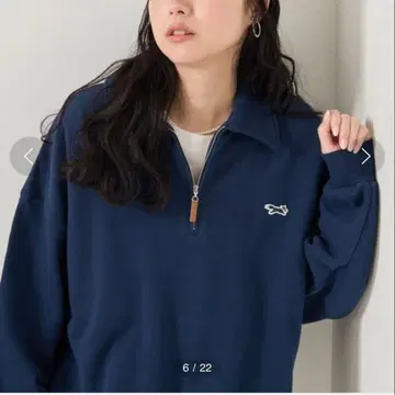 TOWN CRAFT x FREAK'S STORE 하프 지퍼 폴로 맨투맨