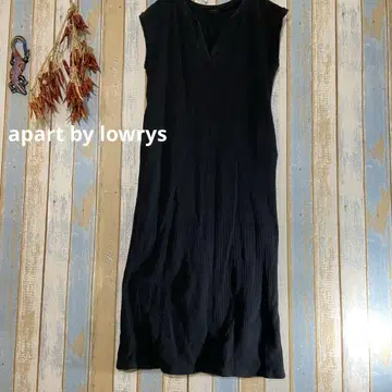 [ apart by lowrys ] 니트 원피스 롱 와플 원단 F