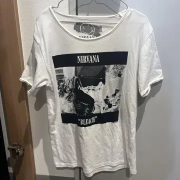 NIRVANA BLEACH T셔츠 화이트 새상품급 L