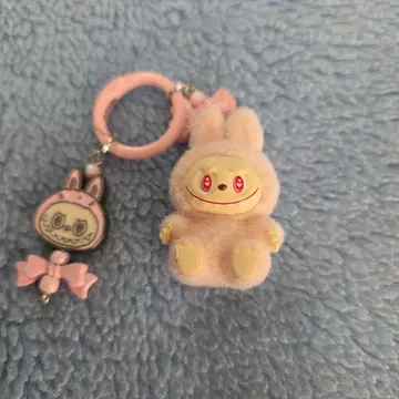 러브부 키링 옅은 핑크