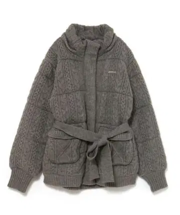 andmary Mary quilting knit shape jacket