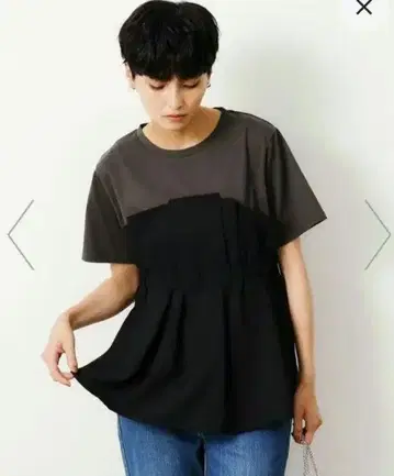 OPAQUE.CLIP 뷔스티에도킹 티셔츠 L