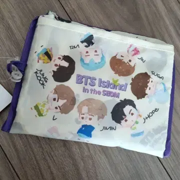 BTS Island 파우치 인더섬 보라색
