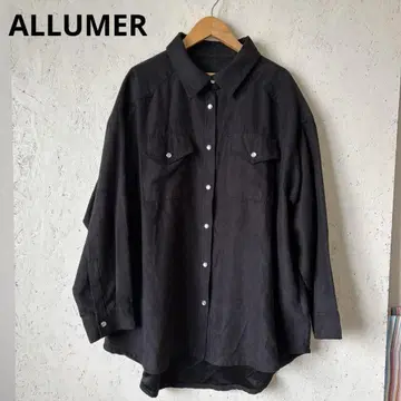 [새상품급] 코12 ALLUMER 셔츠 블랙 빅 실루엣 스콧 클럽