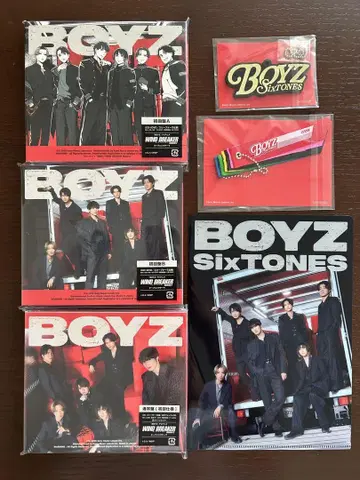 SixTONES BOYZ 3 형태 세트 특전 포함