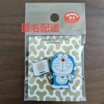 도라에몽 핀 배지 오사카 간사이 만박 일본관 [ 미개봉 새상품 ]