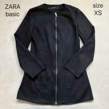 ZARA BASIC 자라 노카라 자켓 XS 블랙