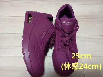 새상품 퍼플 SKECHERS STREET 스니커즈