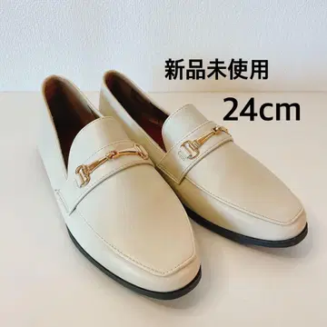 [ 미사용 ] ABC마트 화이트 베이지 로퍼
