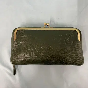 그린 천연 가죽 가마구치 미니백 [ PEANUTS(SNOOPY) ]