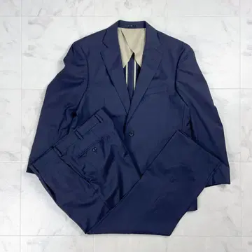 더 수트 플러스 셋업 수트 REDA 스트라이프 블랙 L 상당*GD364