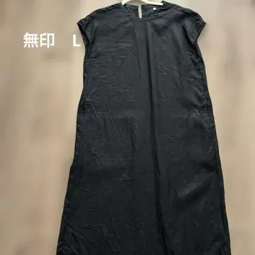 새상품급 MUJI 린넨 원피스 L