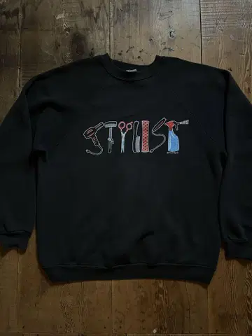 90년대 USA STYLES CO 아트 프린트 맨투맨