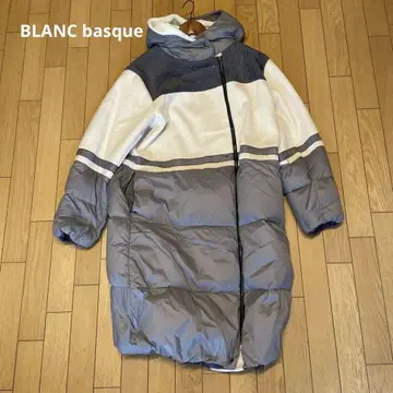 BLANC basque 후드 부착 롱 다운 자켓 새상품급