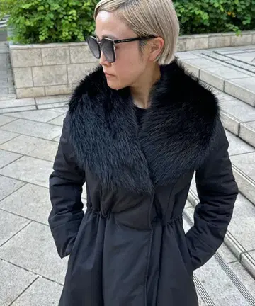 JENNE 기능성 면 다운 코트 드레스 M 사이즈