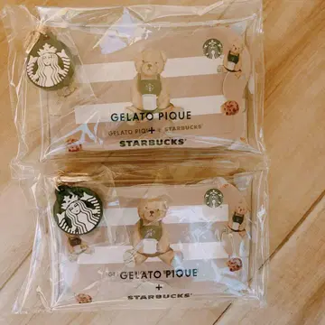 gelato pique 멀티 케이스 스타벅스 카드 모카 베이지