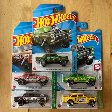 핫휠 55 쉐비 벨 에어 개서 5대 세트 묶음 판매