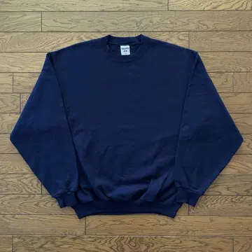 90s 00s JERZEES 맨투맨 네이비 무지 M