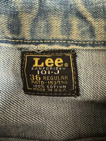 60s lee 101j USA제 MR 없음 고양이 눈 빈티지