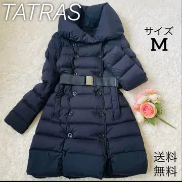컨디션 최상 타트라스 아고냐 다운 코트 벨트 사이즈 02 M 블랙 계열