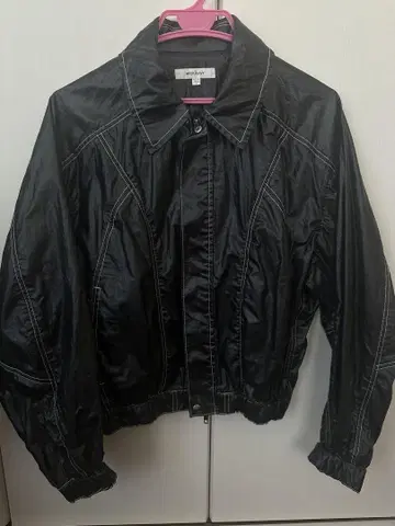 MOUSSY 블랙 점퍼 F 사이즈