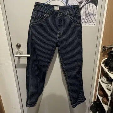 SCHOTT BROS. PERFECTO 스트라이프 데님 30