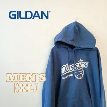 GILDAN 농구 후드티 XL 네이비
