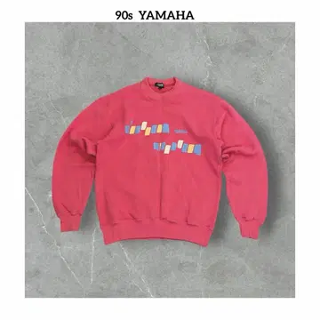 90s YAMAHA 야마하 로고 프린트 크루넥 맨투맨 M