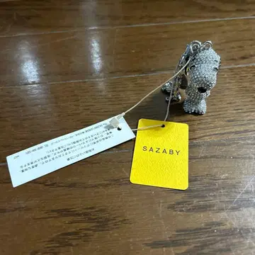SAZABY 스누피 스와로브스키 돌 빠짐 없음 구매 후 유리 케이스 보관