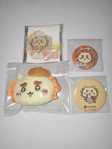 치이카와 시사 세트 오카오 핀 배지 도쿄 기념품