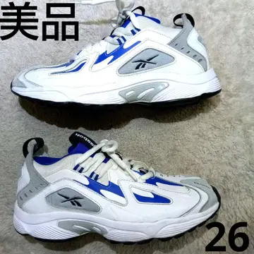 새상품급 Reebok 26.5 DMXFOAM 스니커즈 화이트 블루