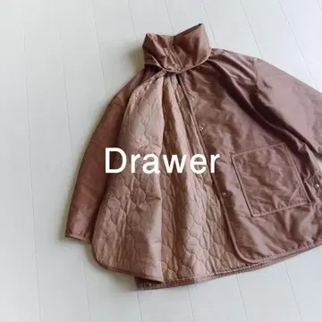 새상품급 드로어 정가 22만 엔 하이넥 다운 코트 Drawer O91